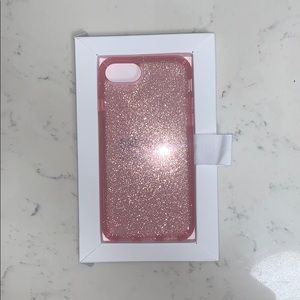 Pink glittery 8 case